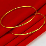 Non-fading Anti-allergy Earrings Gold-plated Big – Small Gift Ideas — 3
