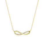 Summer 8-word 925 Silver Love Infinite Necklace – Jewelry Gift Ideas — 2