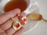Black Tea With Strawberry Triangle Cake Handmade – Kitchen Gifts — 4