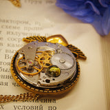 Hollow Steampunk Vintage Necklace Brooch Dual – Jewelry Gift Ideas — 5