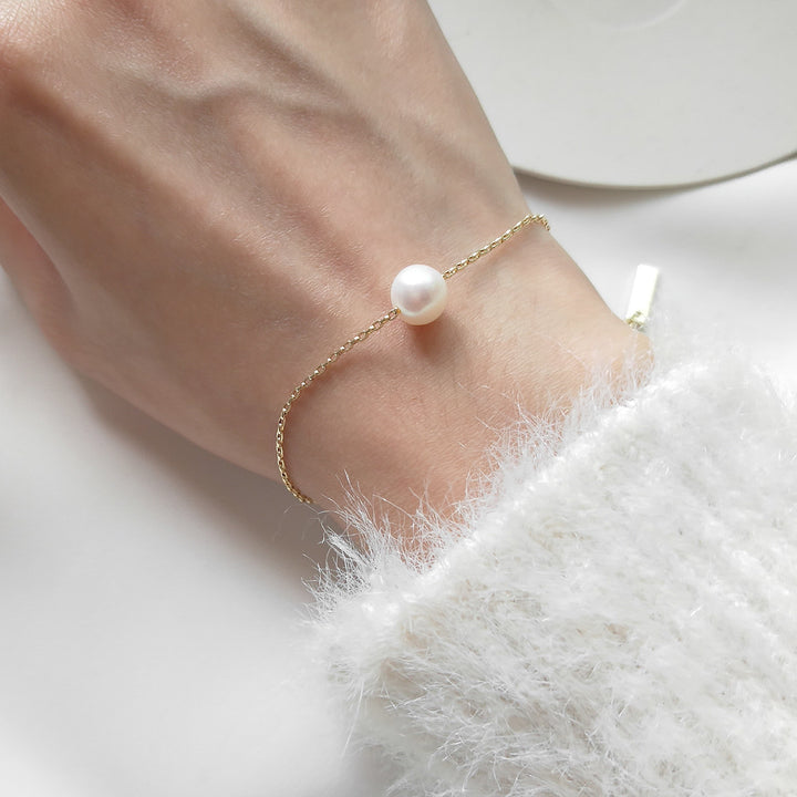 S925 Sterling Silver Freshwater Pearl Thin – Jewelry Gift Ideas — 1