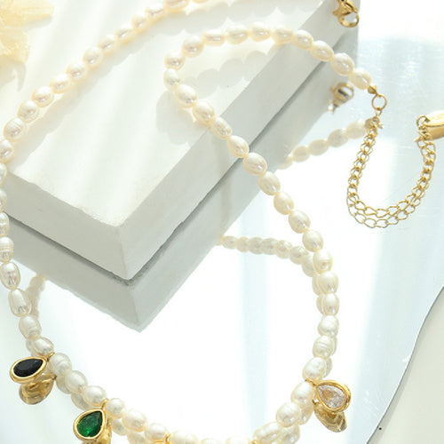 Crystal Stone Cold Simple Necklace – Jewelry Gift Ideas — 2