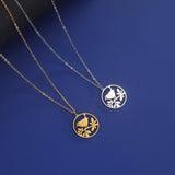 Simple Hollow Round Brand Branch Bird Pendant – Jewelry Gift Ideas — 2