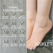 Zodiac Anklet Crystal Pendant Ladies Gift – Jewelry Gift Ideas — 2