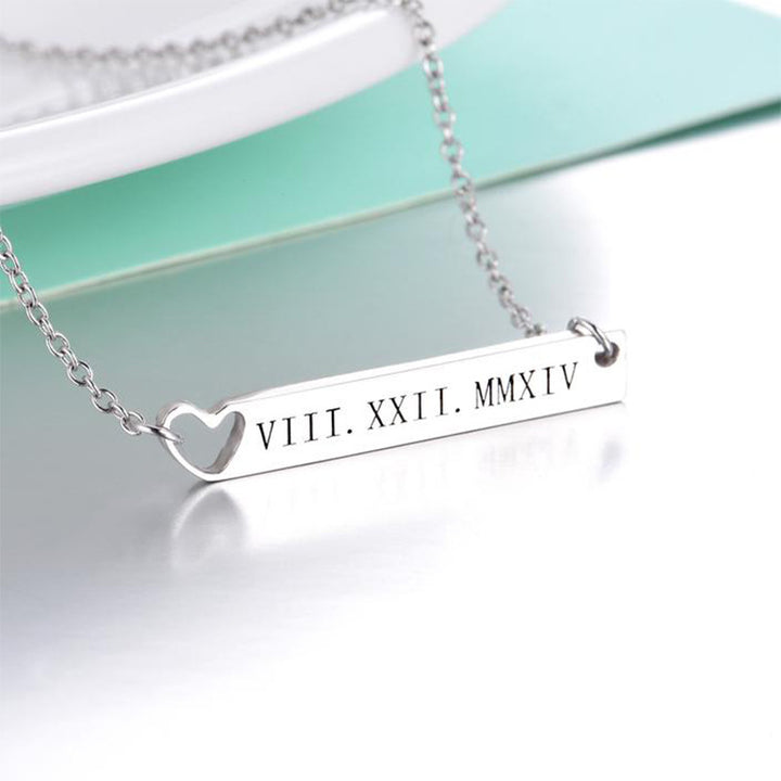 Fashion Horizontal Heart-shaped Hollow Lettering – Jewelry Gift Ideas — 1