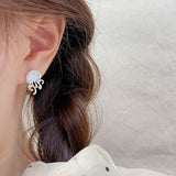 Clear Ocean Jellyfish Earrings Female Silver Needle – Gifts for Her — 3