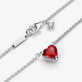 Shining Halo Heart-shaped Pendant Clavicle Chain – Jewelry Gift Ideas — 4