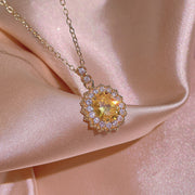 Inlaid With Yellow Diamond Rings Pendants Ear – Jewelry Gift Ideas — 3