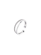 S925 Sterling Silver Double Layer Fried Dough Twists – Gifts for Her — 5