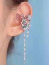 Butterfly Tassel Zircon Earpiece Irregular Ear Bone – Surprise Gifts — 6