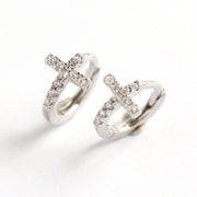 S925 Sterling Silver INS Minimalist Diamond Cross – Unique Gift Ideas — 4