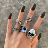 Statement Vintage Silver Spades Solitaire Knuckle Ring – Stylish Gifts — 8