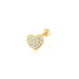 Women's Star Moon Love Puncture Thread Earrings – Gifts for Her — 10