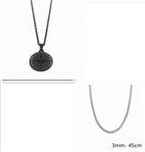 Stainless Steel Compass Compass Hip Hop Pendant – Jewelry Gift Ideas — 11