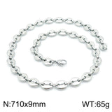 Personality Oval Simple Stainless Steel Coffee – Jewelry Gift Ideas — 19