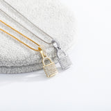 S925 Silver Small Lock Necklace Female Fashion – Jewelry Gift Ideas — 4