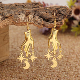 Vintage Creative Exaggerated Cross Drop Ruby Tassel – Stylish Gifts — 5