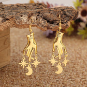Vintage Creative Exaggerated Cross Drop Ruby Tassel – Stylish Gifts — 5