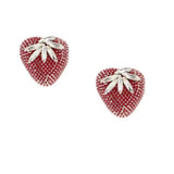 Women's Red Strawberry Earrings – Gifts for Her — 2
