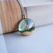 Small Mushroom Log Resin Creative Pendant – Jewelry Gift Ideas — 3
