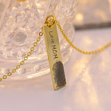 DIY Fingerprint Laser Engraving Long Necklace – Jewelry Gift Ideas — 2