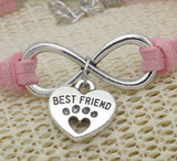 Vintage 8-word Peach Heart Best Friend Flanelle – Jewelry Gift Ideas — 5