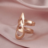 Men's And Women's Stainless Steel Arrow Shaped Rings – Gifts for Her — 12