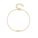 Women's Sterling Silver Diamond-embedded Simple – Jewelry Gift Ideas — 3