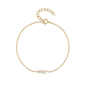 Women's Sterling Silver Diamond-embedded Simple – Jewelry Gift Ideas — 3
