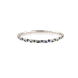 Micro-inlaid Zircon Ring Thin Star Sapphire – Gifts for Her — 2