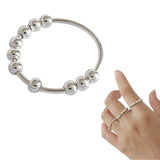 Stress Anxiety Stainless Steel Bead Ring – Special Occasion Gifts — 2
