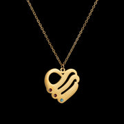 18k Gold Stainless Steel Heart-shaped Pendant – Jewelry Gift Ideas — 11