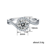 Eight Hearts And Eight Arrows Simulation Moissanite – Surprise Gifts — 5