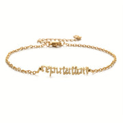 Real Gold Plating O Chain Stainless Steel Anklets – Unique Gift Ideas — 2