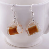 Resin Stereo Draft Beer Cup Earrings – Kitchen Gifts — 5