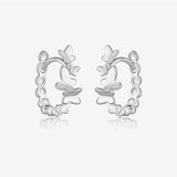 Women's S925 Sterling Silver Butterfly Simple Earrings – Gifts for Her — 2