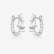 Women's S925 Sterling Silver Butterfly Simple Earrings – Gifts for Her — 2