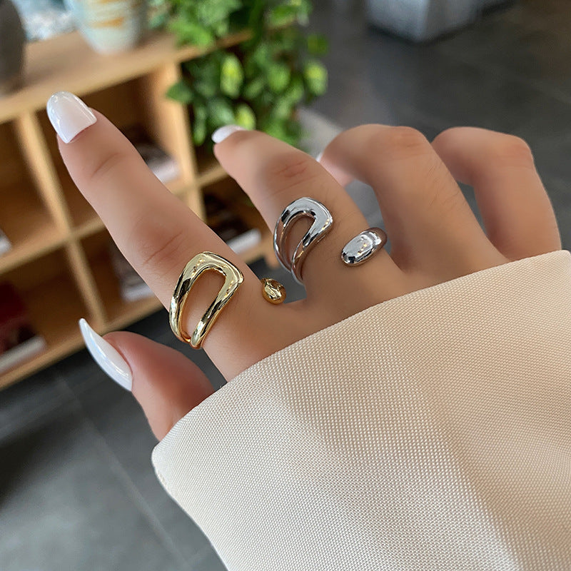 Geometric Girl Ring Is Simple And Versatile – Gifts for Kids — 1