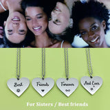 4 Pcs Set Heart Puzzle Four Leaf Clover Pendant – Jewelry Gift Ideas — 6