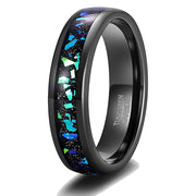 Black Unisex Tungsten Steel Ring – Gift Ideas — 2