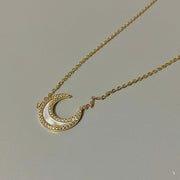 Whole Body 925 Silver Moon Necklace French Entry – Jewelry Gift Ideas — 11