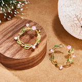 Sweet Garland Stud Earrings Women's Simple High-grade – Gifts for Her — 5