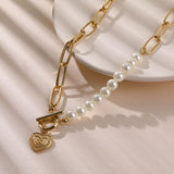 Ins Fairy Temperamental Pearl Love Necklace – Jewelry Gift Ideas — 5