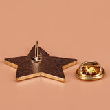 Shirt With Golden Five-pointed Star Brooch – Jewelry Gift Ideas — 2