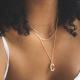 Personalized Simple Letter Necklace Fashion – Jewelry Gift Ideas — 15