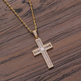 Copper Cross Faith Pendant Inlaid Zircon Necklace – Jewelry Gift Ideas — 5
