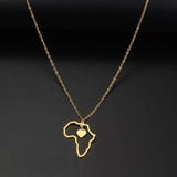 Personalized Creative Gold Stainless Steel Africa – Jewelry Gift Ideas — 3