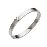 V-shaped Wide Couple Bracelet Female Gold Buckle – Jewelry Gift Ideas — 3