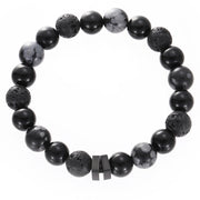 Obsidian Titanium Steel Shining Star Personalized – Jewelry Gift Ideas — 2
