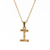 Hip Hop Bamboo 18K Stainless Steel Letter Pendant – Jewelry Gift Ideas — 17